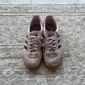 Adidas Pink and Navy Spezial Sneakers
